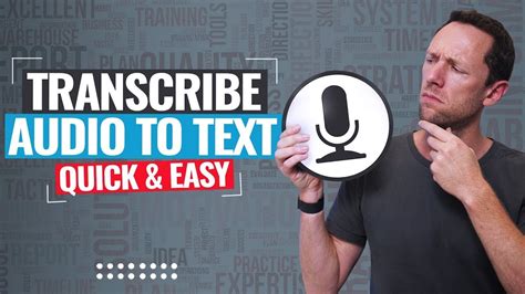 Transcription Services: Audio to Text .